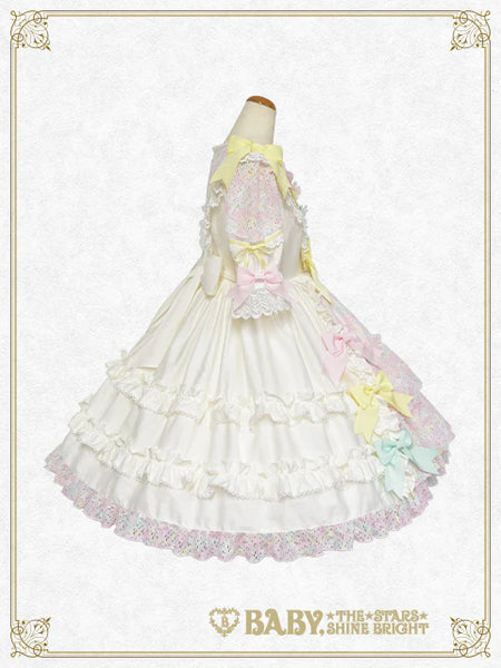 B47OP322 Haru-chan's Eternal Garden with Fluttering Petals Onepiece Dress