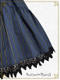 P20JS204 Dobby Striped Tiered Jumperskirt