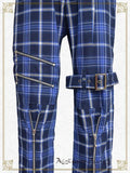 P21PT606 Blaine Claw Tartan Check Bondage Pants