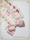 B46HA166 Floral Gardenia Bonnet Headdress