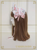 B46HA166 Floral Gardenia Bonnet Headdress