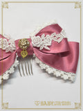 B46HA167 Floral Gardenia Ribbon Comb