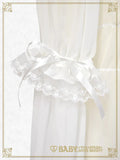 B50BL408 Detachable Sleeves Babydoll Chiffon Blouse
