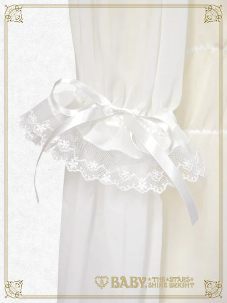 B50BL408 Detachable Sleeves Babydoll Chiffon Blouse