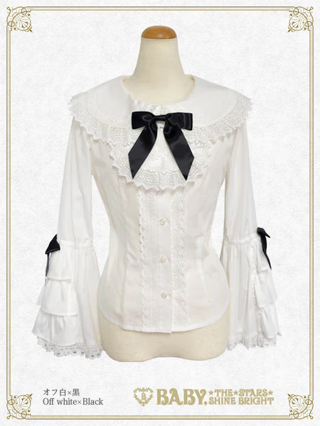 B47BL433 Rose Doll Princess Sleeve Blouse