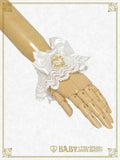 B47CF056 Satin Ribbon Torsion Lace Cuffs