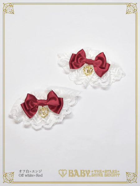 B47CF056 Satin Ribbon Torsion Lace Cuffs