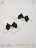 B47CF057 Satin Ribbon Cotton Lace Cuffs