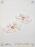 B47CF057 Satin Ribbon Cotton Lace Cuffs