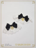 B47CF077 Satin Ribbon Cotton Lace Cuffs