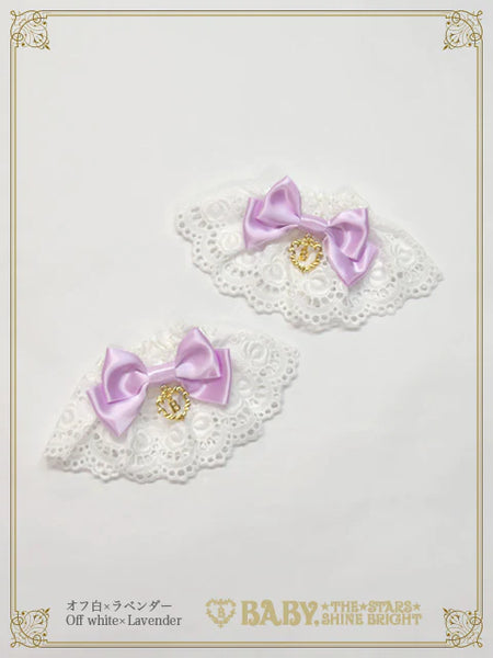 B47CF077 Satin Ribbon Cotton Lace Cuffs