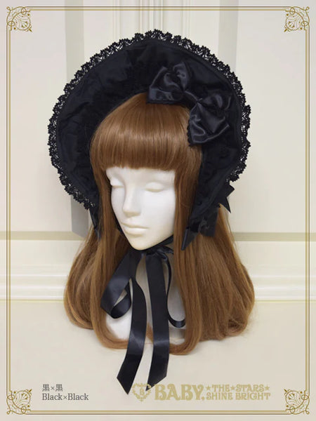 B47HA704 Rose Doll Half Bonnet