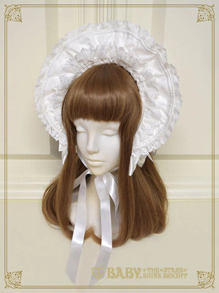 B47HA704 Rose Doll Half Bonnet