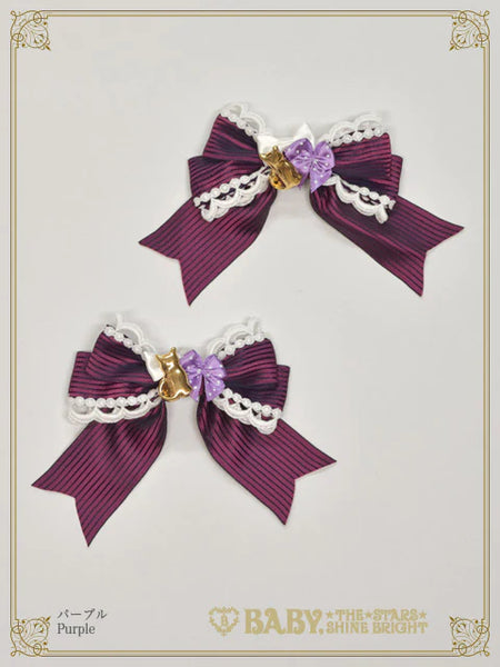 B47HA754 Soirée Au Chat Noir Ribbon Clip