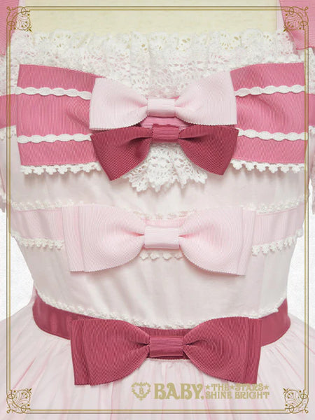 B47JS233 Le Ruban Ombre Rose Jumperskirt