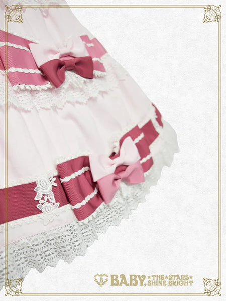 B47JS233 Le Ruban Ombre Rose Jumperskirt