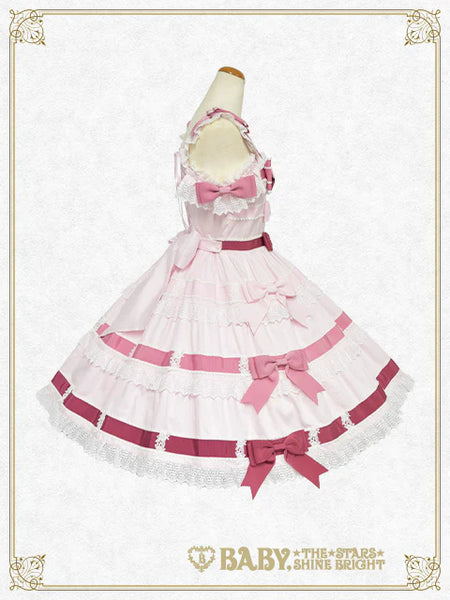 B47JS233 Le Ruban Ombre Rose Jumperskirt