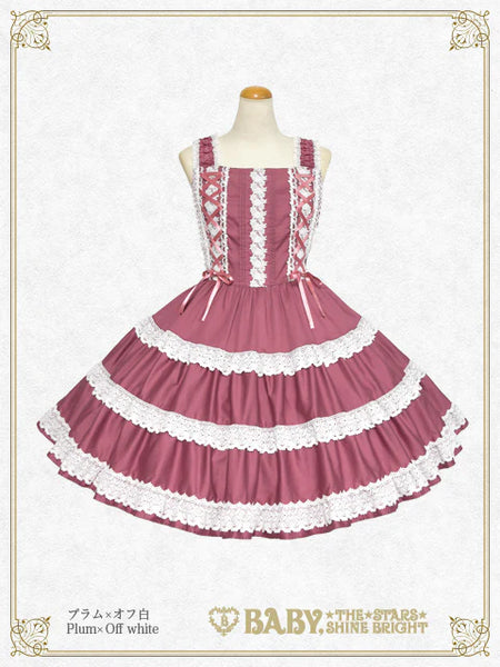 B47JS238 Millefeuille Jumperskirt