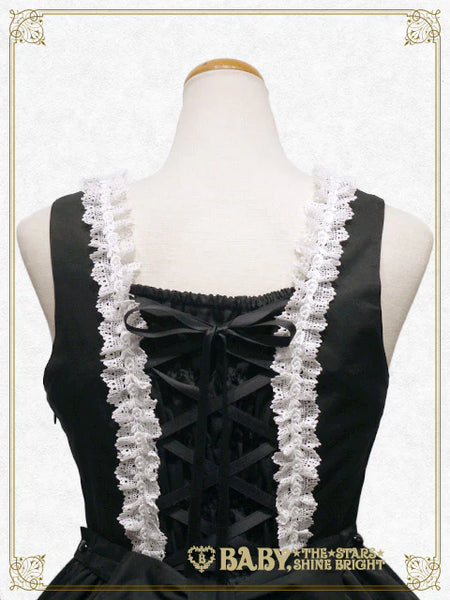B47JS243 Lace Frill Jumperskirt