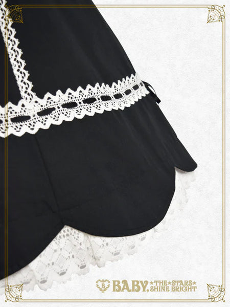 B47JS248 Scallop Hem Jumperskirt