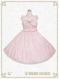 B48JS248 Shirring Babydoll Jumperskirt