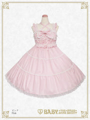 B48JS248 Shirring Babydoll Jumperskirt