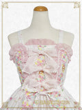 B47OJ210 Princess’s Dreamy Garden Party with Fluttering Petals Bustier Jumperskirt