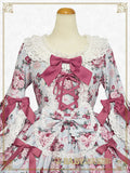 B47OP328 Sugar Bouquet～Maiden's Eternal Longing～Princess Sleeve Onepiece Dress