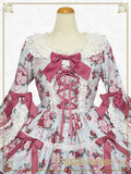 B47OP328 Sugar Bouquet～Maiden's Eternal Longing～Princess Sleeve Onepiece Dress