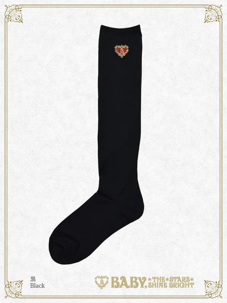 B47SC829 BABY School Knee High Socks
