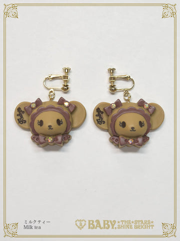 B48AC046 Kumya-chan ♡ Clip-on Earrings