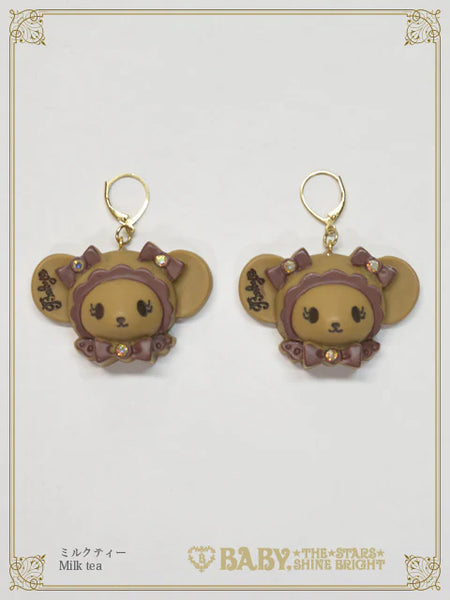 B49AC010 Kumya-chan ♡ Pierced Earrings