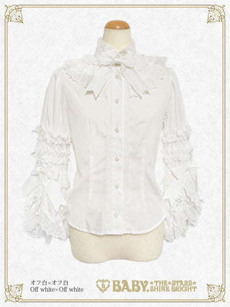 B50BL413 Créme Chantilly Princess Blouse