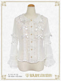 B48BL428 Milky Sugar Pearl Blouse