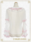 B48BL428 Milky Sugar Pearl Blouse