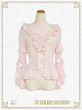 B48BL432 Chiffon Princess Dress Blouse