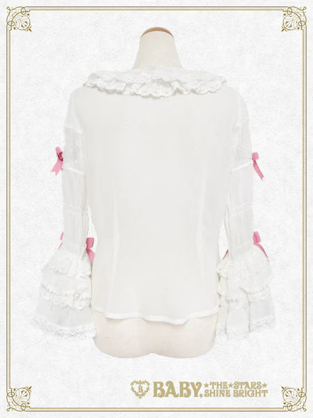 B48BL456 Pastoral Decoration Palette Blouse