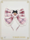 B48HA724 Sweet Wing Tartan Check Headbow