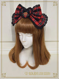 B48HA724 Sweet Wing Tartan Check Headbow