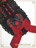 B48HA725 Sweet Wing Tartan Check Headdress