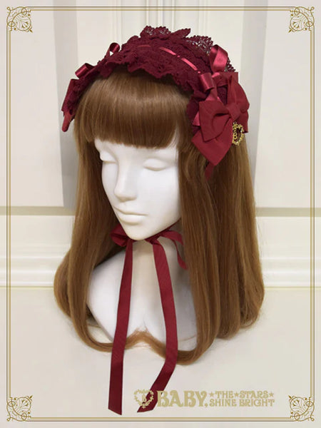 B48HA727 Velveteen Princess Drop Headdress