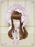 B48HA738 Romantic Rose Half Bonnet (Cotton Satin)