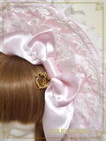 B48HA738 Romantic Rose Half Bonnet (Cotton Satin)