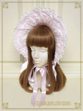 B48HA738 Romantic Rose Half Bonnet (Cotton Satin)