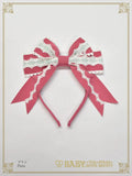 B48HA744 Pastoral Decoration Palette Grosgrain Ribbon Headbow