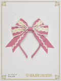 B48HA744 Pastoral Decoration Palette Grosgrain Ribbon Headbow