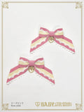 B48HA745 Pastoral Decoration Palette Grosgrain Ribbon Clips