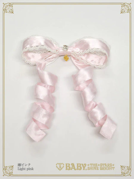 B48HA905 Eternal Ribbon Feathery Ribbon Clip