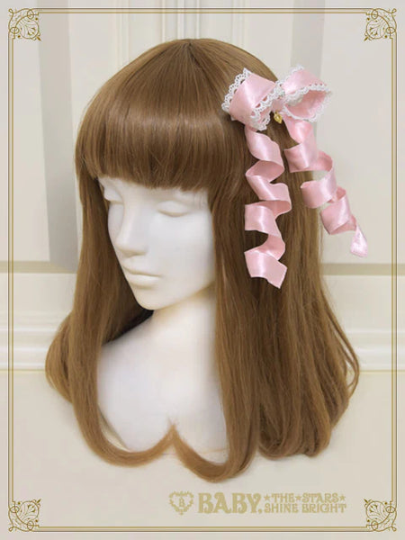 B48HA905 Eternal Ribbon Feathery Ribbon Clip