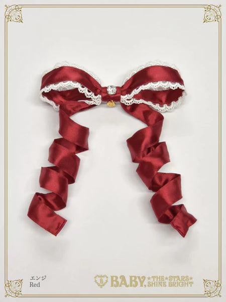 B48HA905 Eternal Ribbon Feathery Ribbon Clip